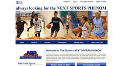 Desktop Screenshot of nextsportsphenom.com